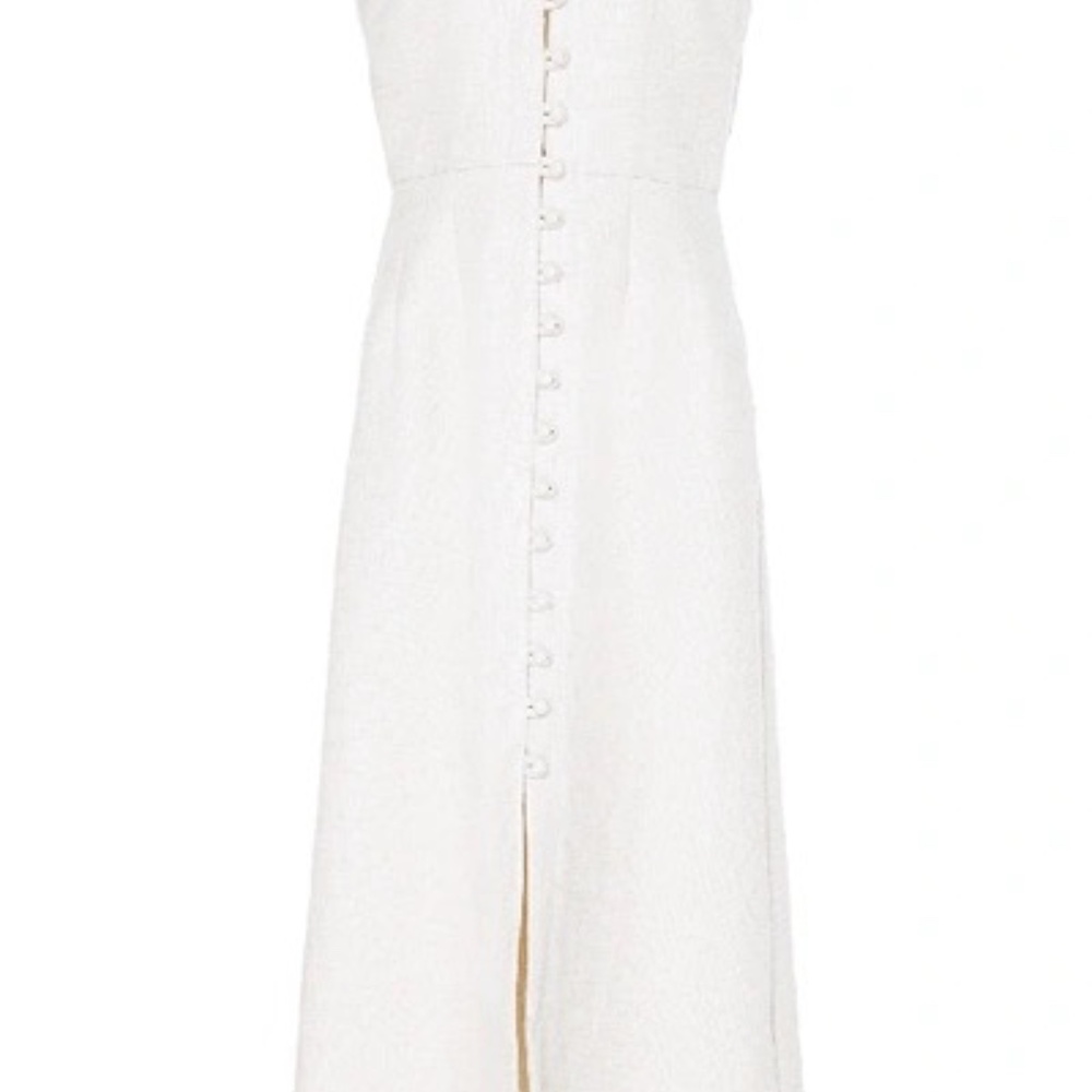 CULT GAIA Natural Gia House Dress In White NWT